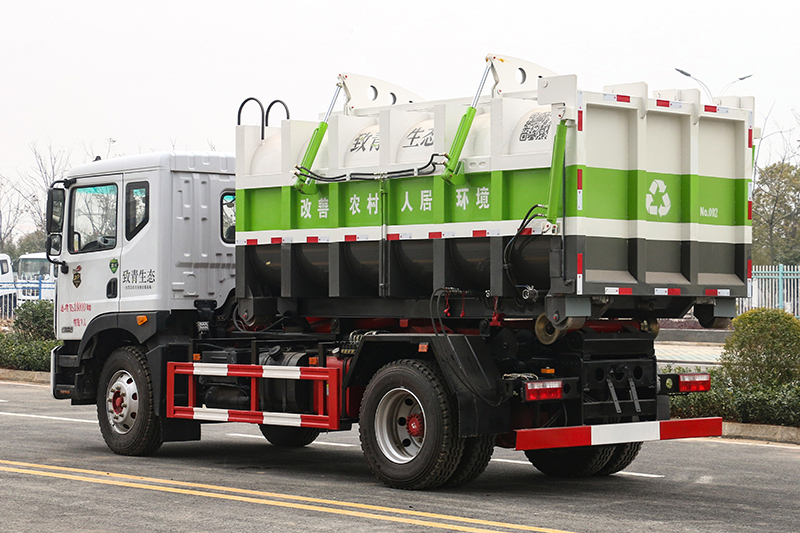 （套臂）東風(fēng)D9套臂垃圾車（10方  12方）